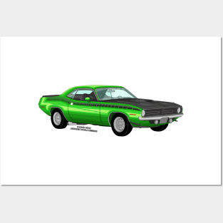 Classic Muscle Car Garage Racing Hot Rod Novelty Gift Posters and Art